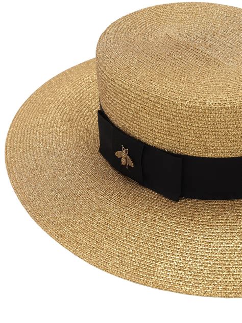 gucci straw hat womens|gucci straw hat women.